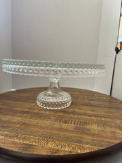 Glass Pedestal Cake Stand