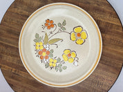 Hearthside Garden Festival Sunshine Flowers Plate 12"
