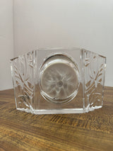 Cristal D'Arques France Crystal Quartz Mantel Clock