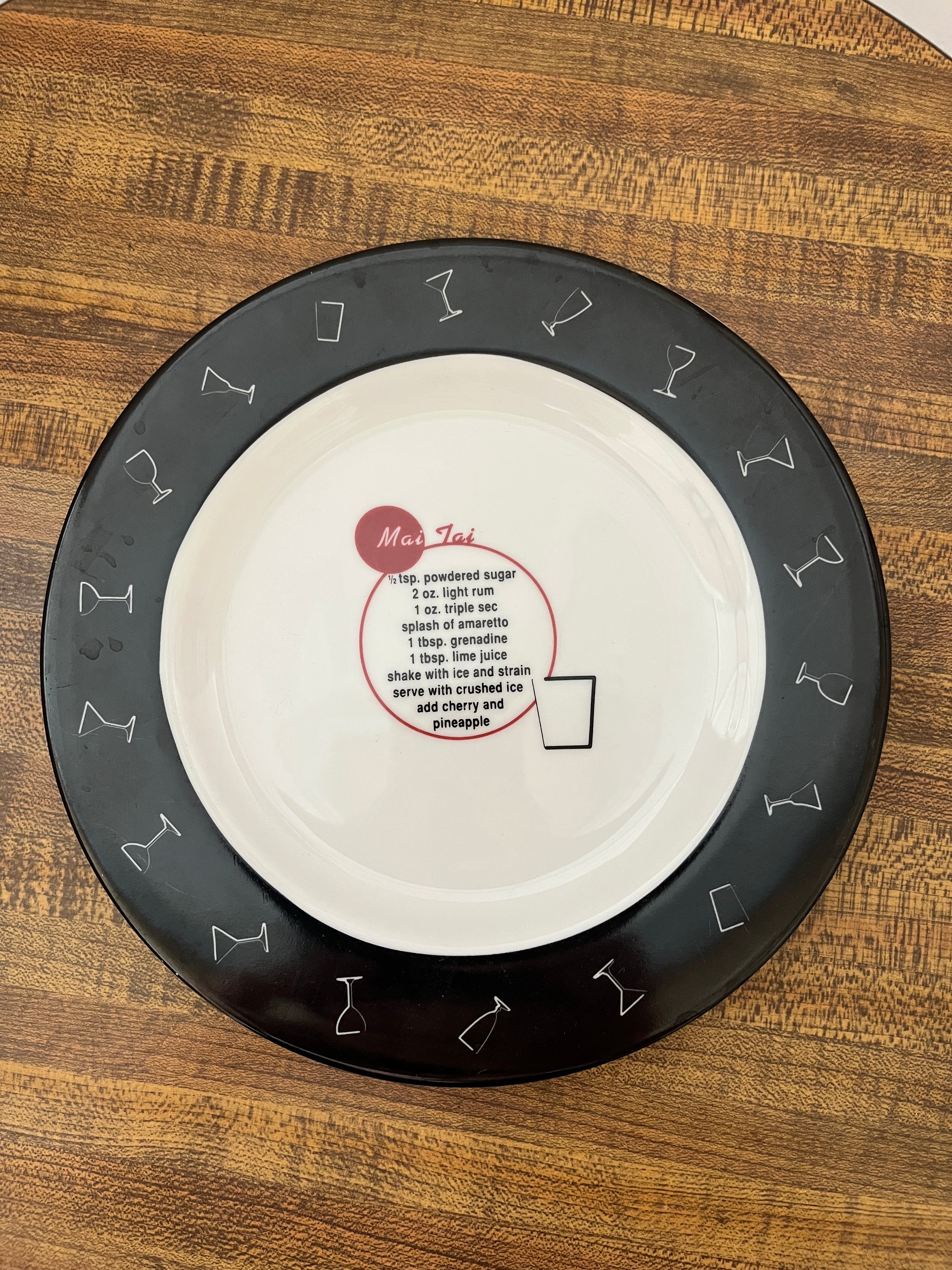 Pottery Barn "Retro Bar" 1998 Salad Plate