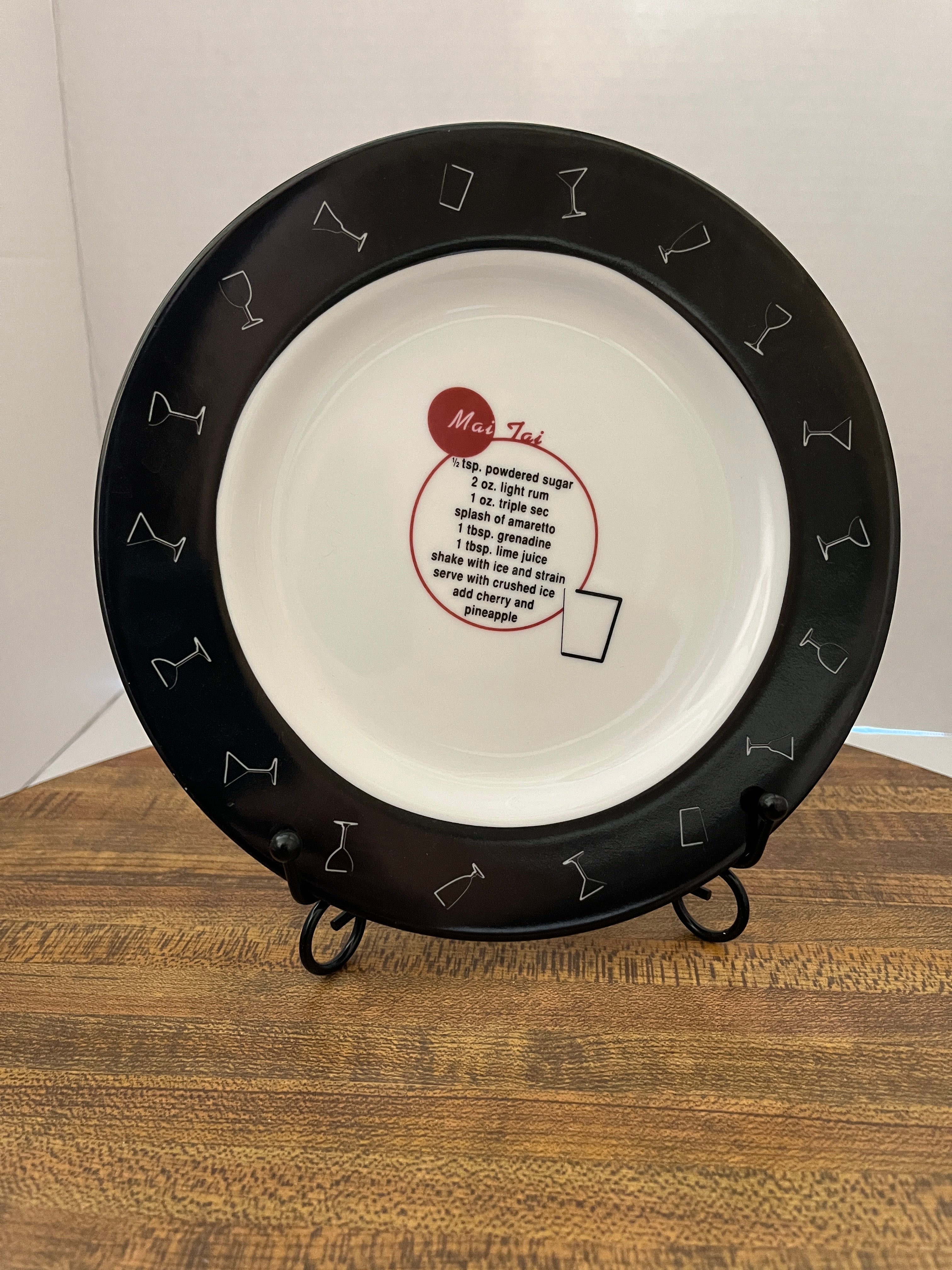 Pottery Barn "Retro Bar" 1998 Salad Plate