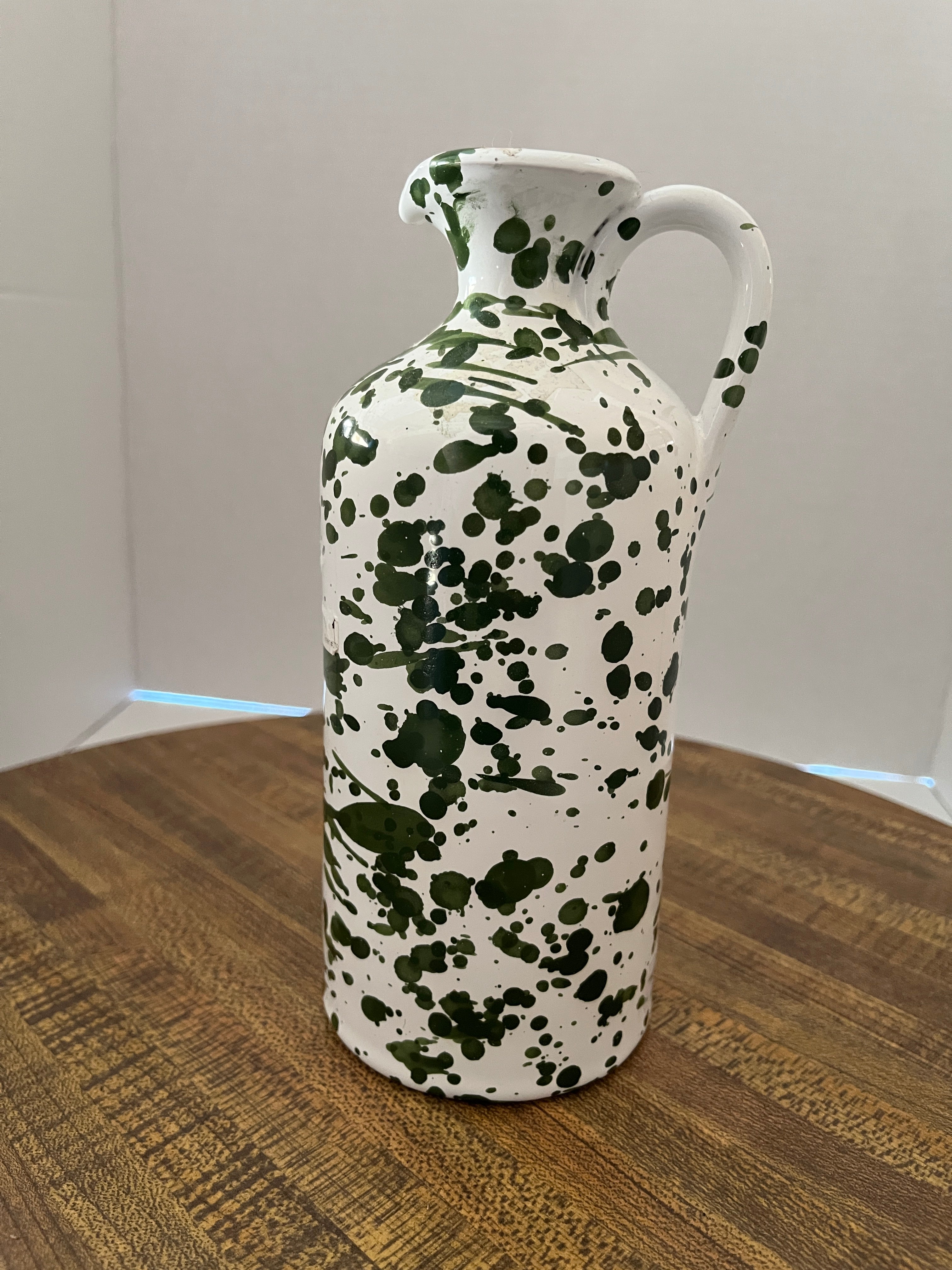 Frantoio Galantino Hand-Painted Ceramic Jug