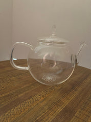 Teaposy Blooming Hand Blown Clear Glass Tea Pot