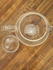 Teaposy Blooming Hand Blown Clear Glass Tea Pot