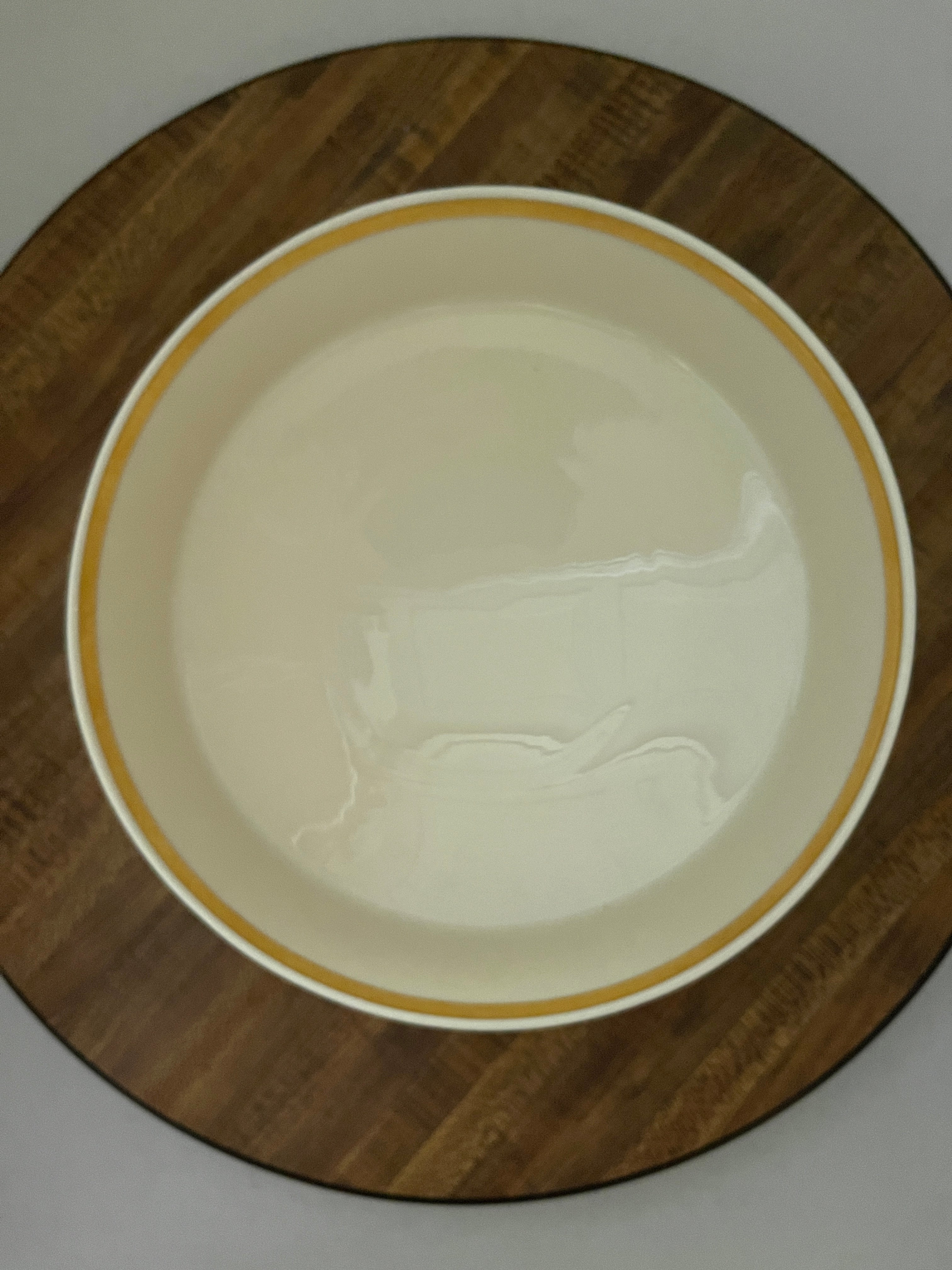 Lenox 1970s Platinum Trim Pedestal Centerpiece Bowl