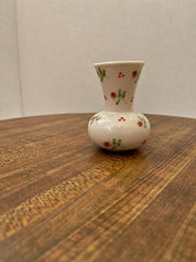 Pink & Green Flower Mini Bud Vase