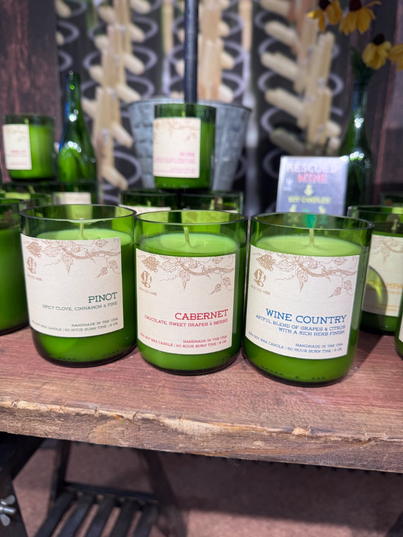 Wine Country Candle in Wine Bottle - 8 oz