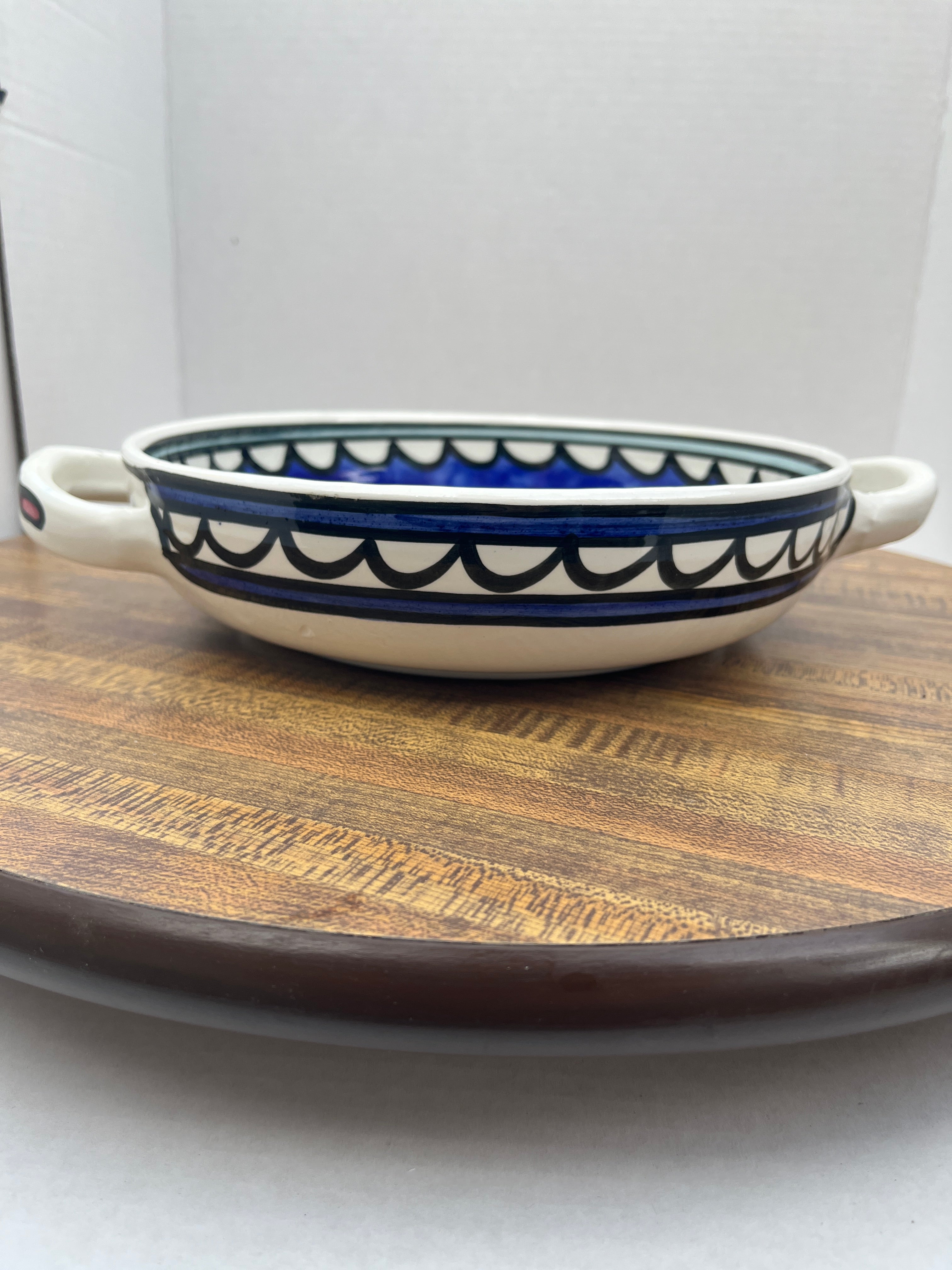 Ceramic Floral Dish