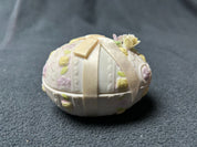Enesco-Peach ribbon egg