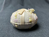 Enesco-Peach ribbon egg