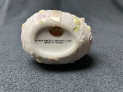 Enesco-Peach ribbon egg