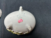Lg. Egg with purple flowers