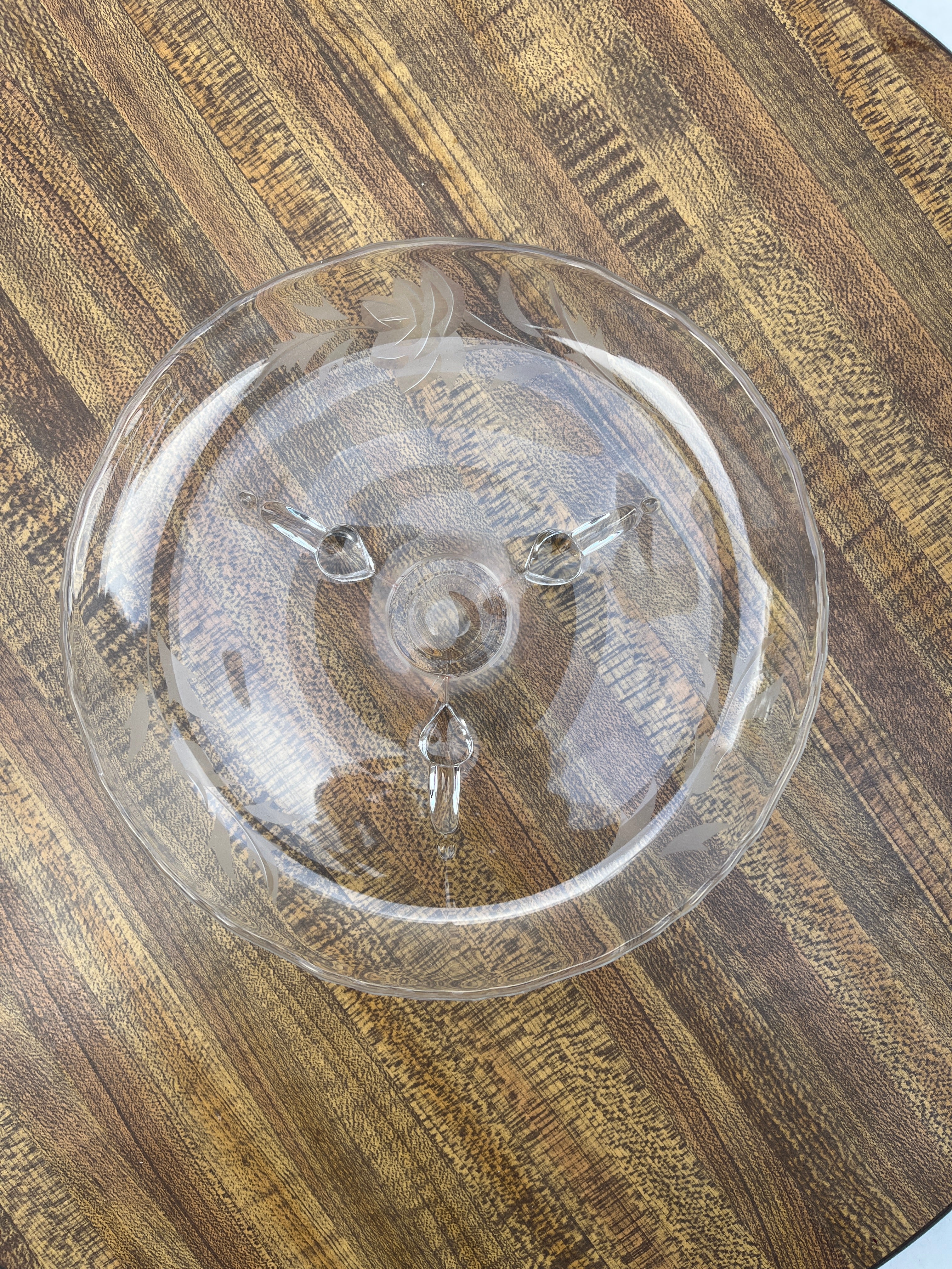 Glass Footed Dish