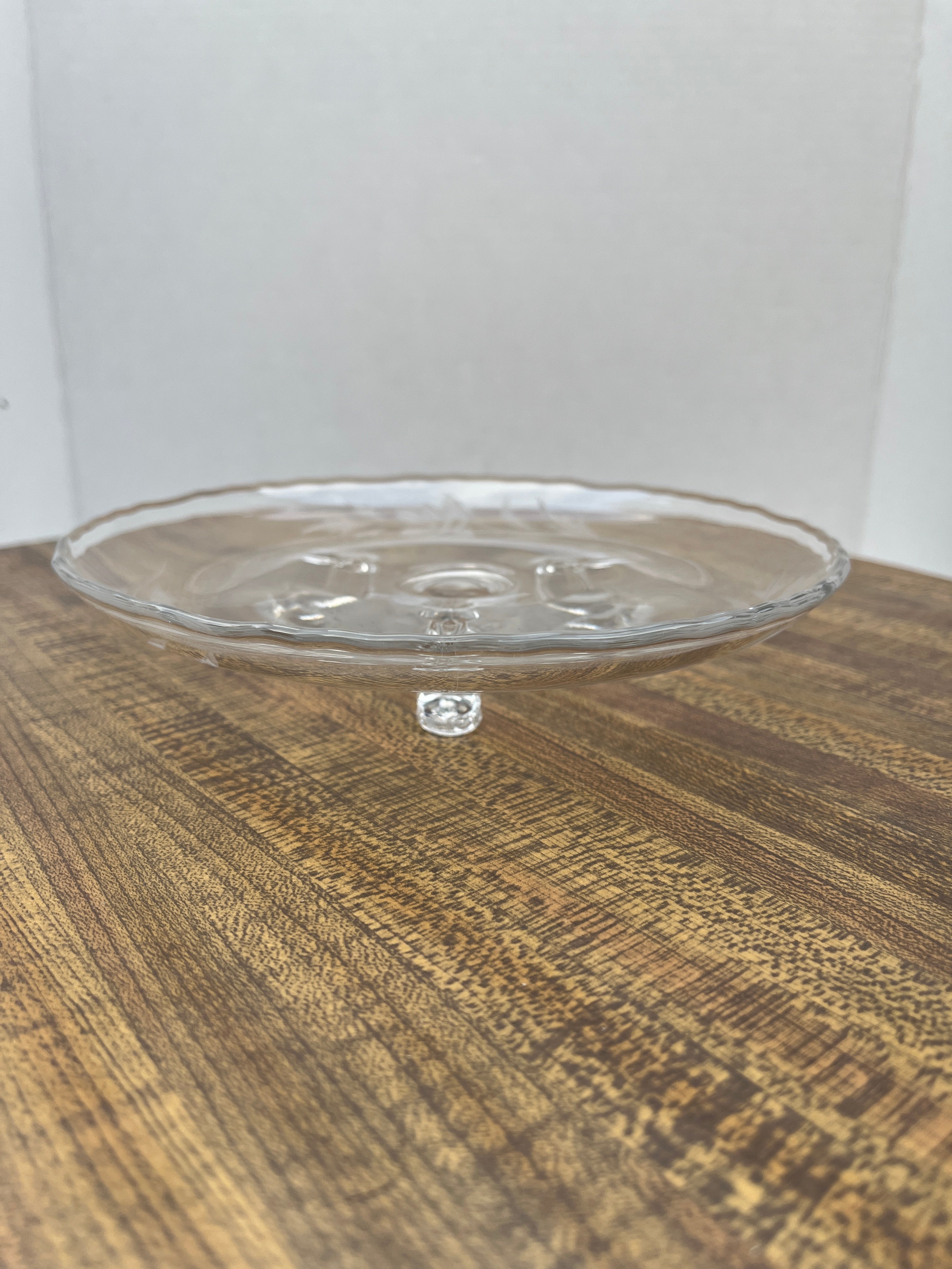 Glass Footed Dish