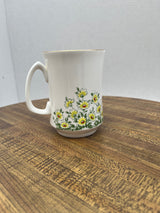 Crown Sterling "CSR2" Yellow Floral Mug