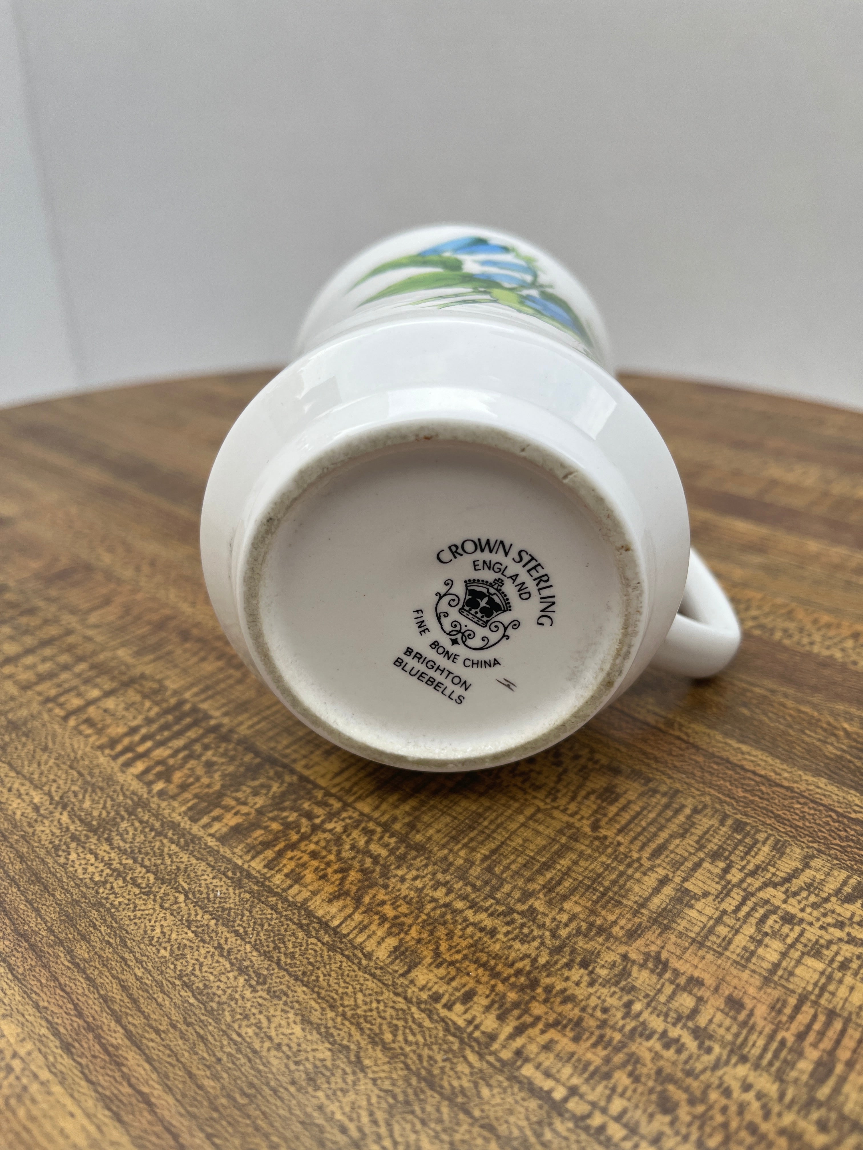 Vintage Crown Sterling "Brighton Bluebells" Mug
