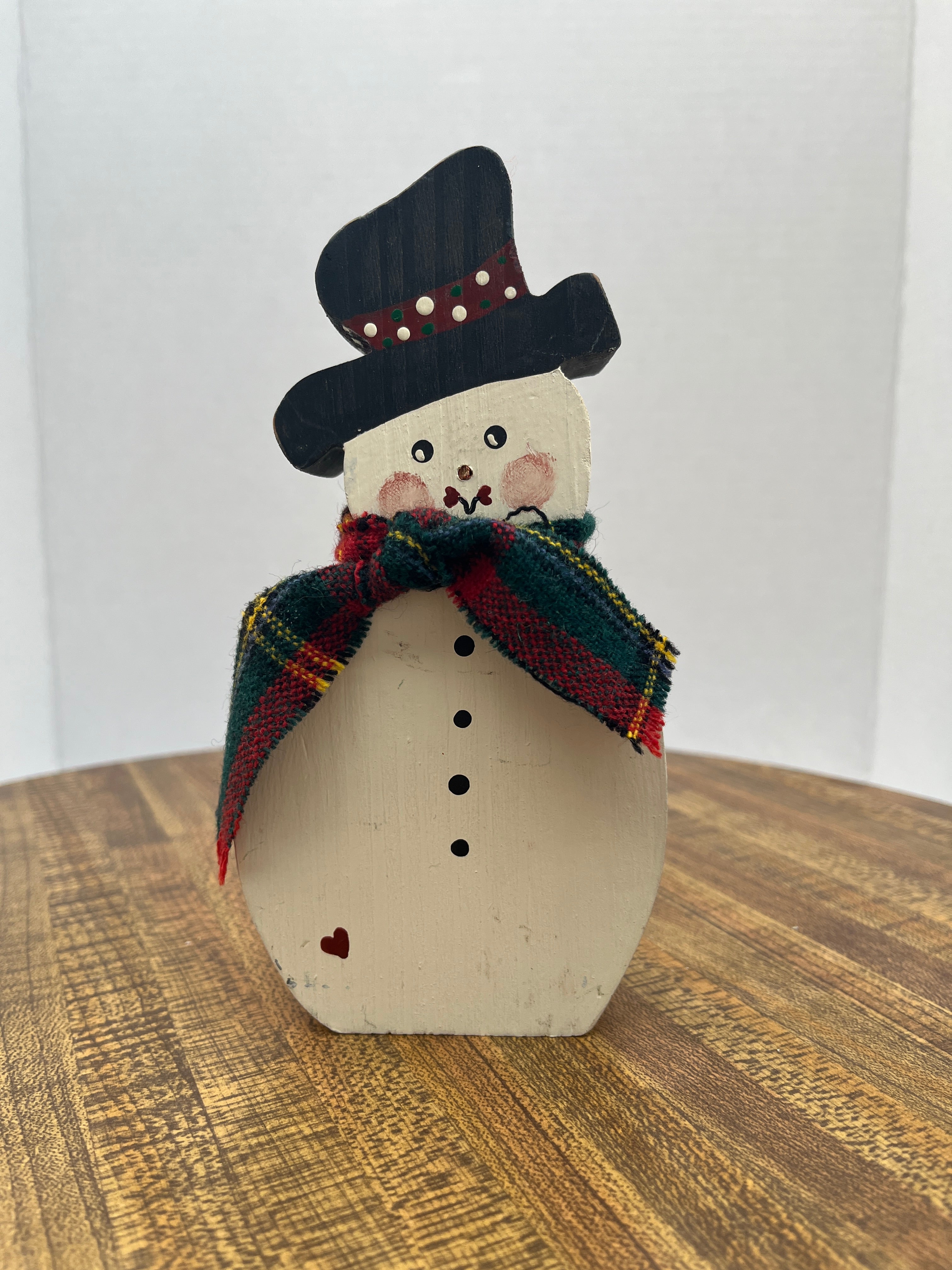 Wood Snowman