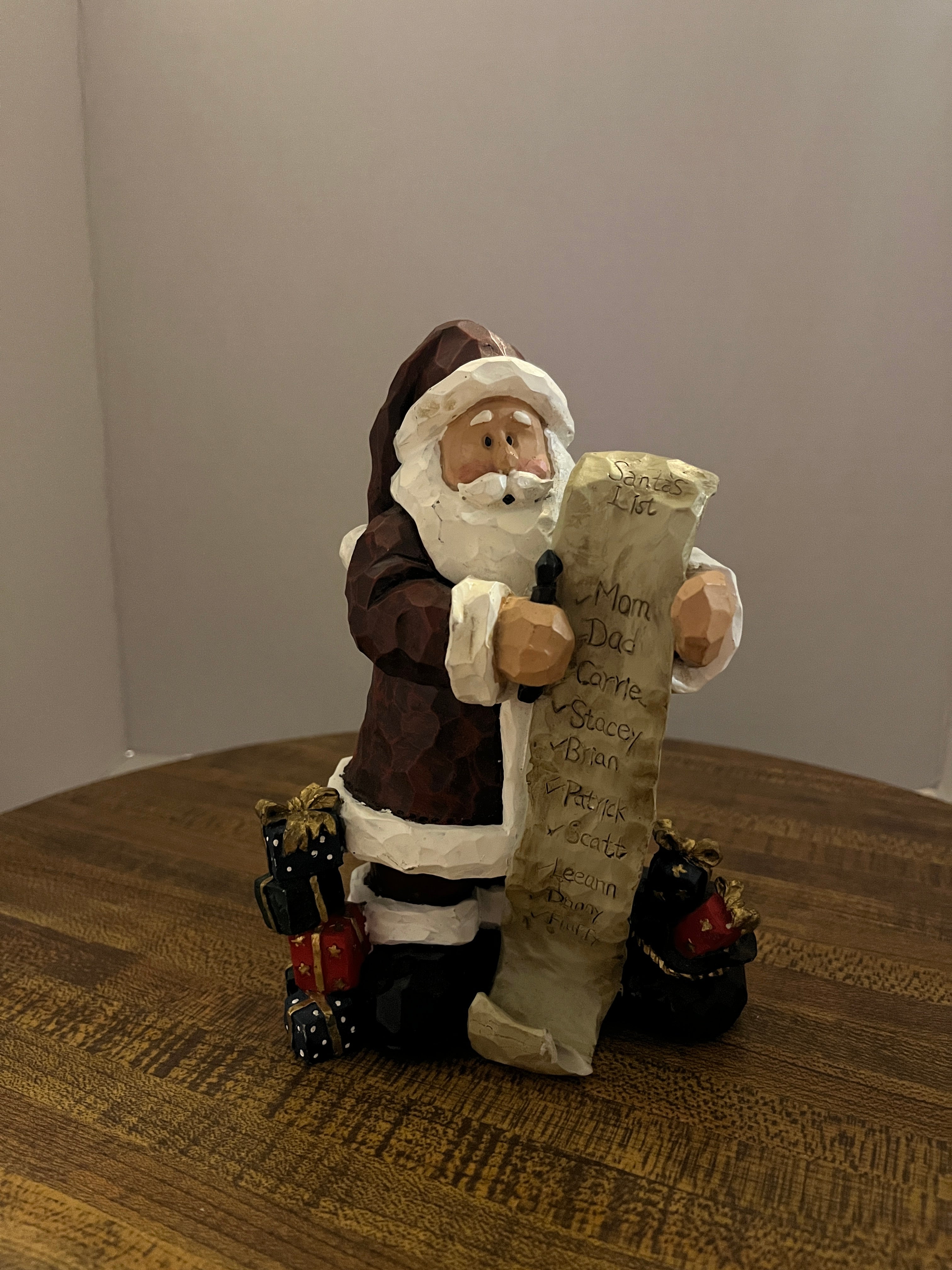 Santa's List Figurine