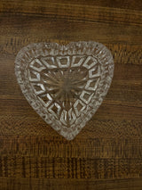 Triangle European Hand Cut Lead Crystal Ashtray