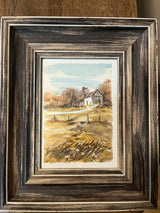Richard Collopy Barn Print in Word Frame