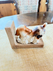 Vintage Ceramic Spaniel Book End (1)