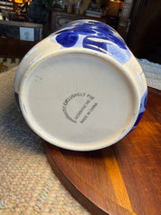 Blue & White Canister