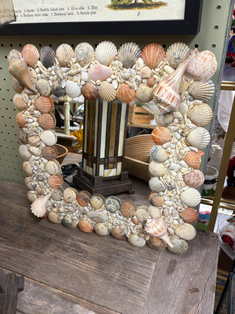 Square Shell Mirror