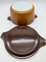 Pyrex 474  butterscotch Brown