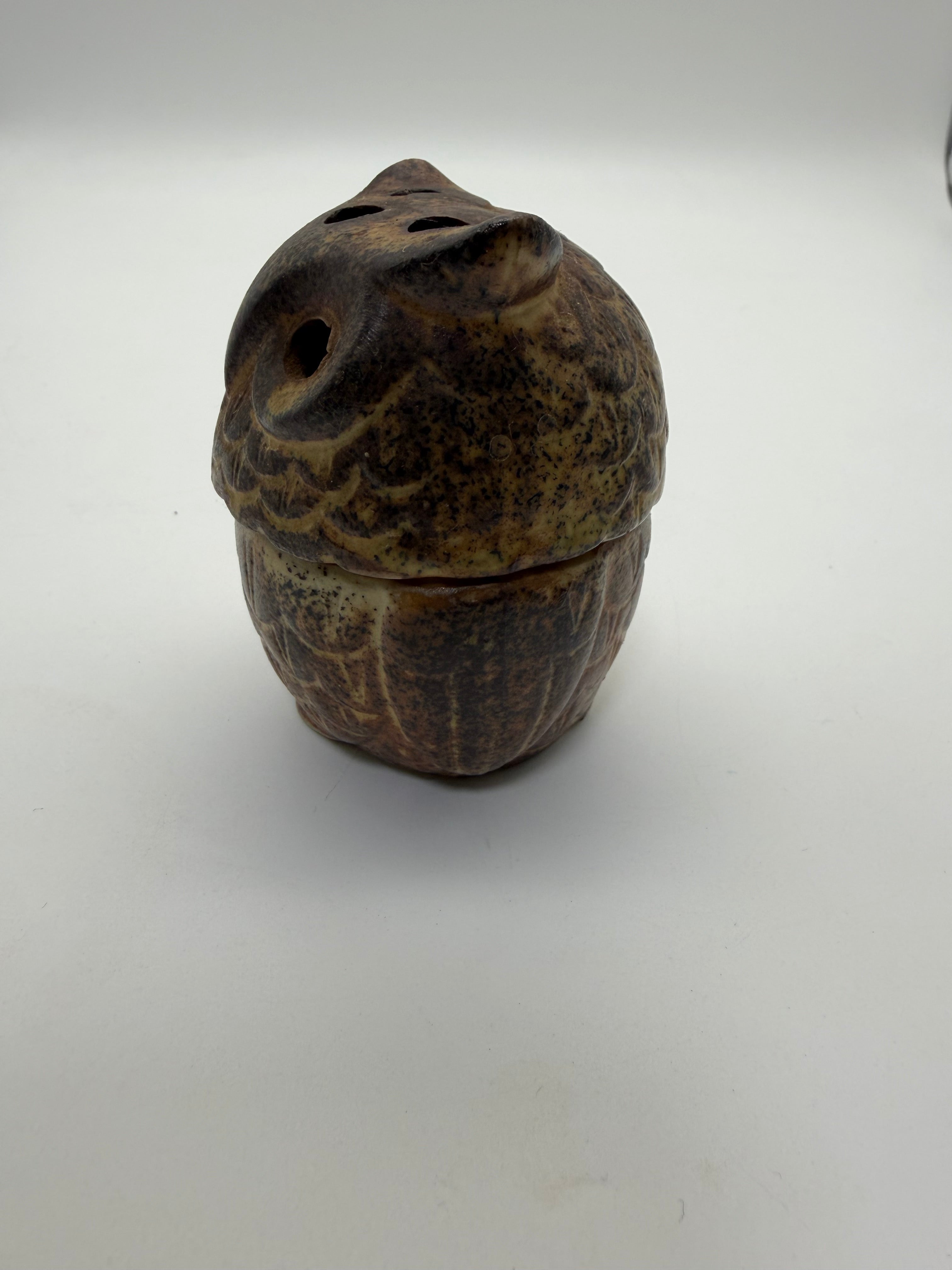 Otagiri incense burner owl
