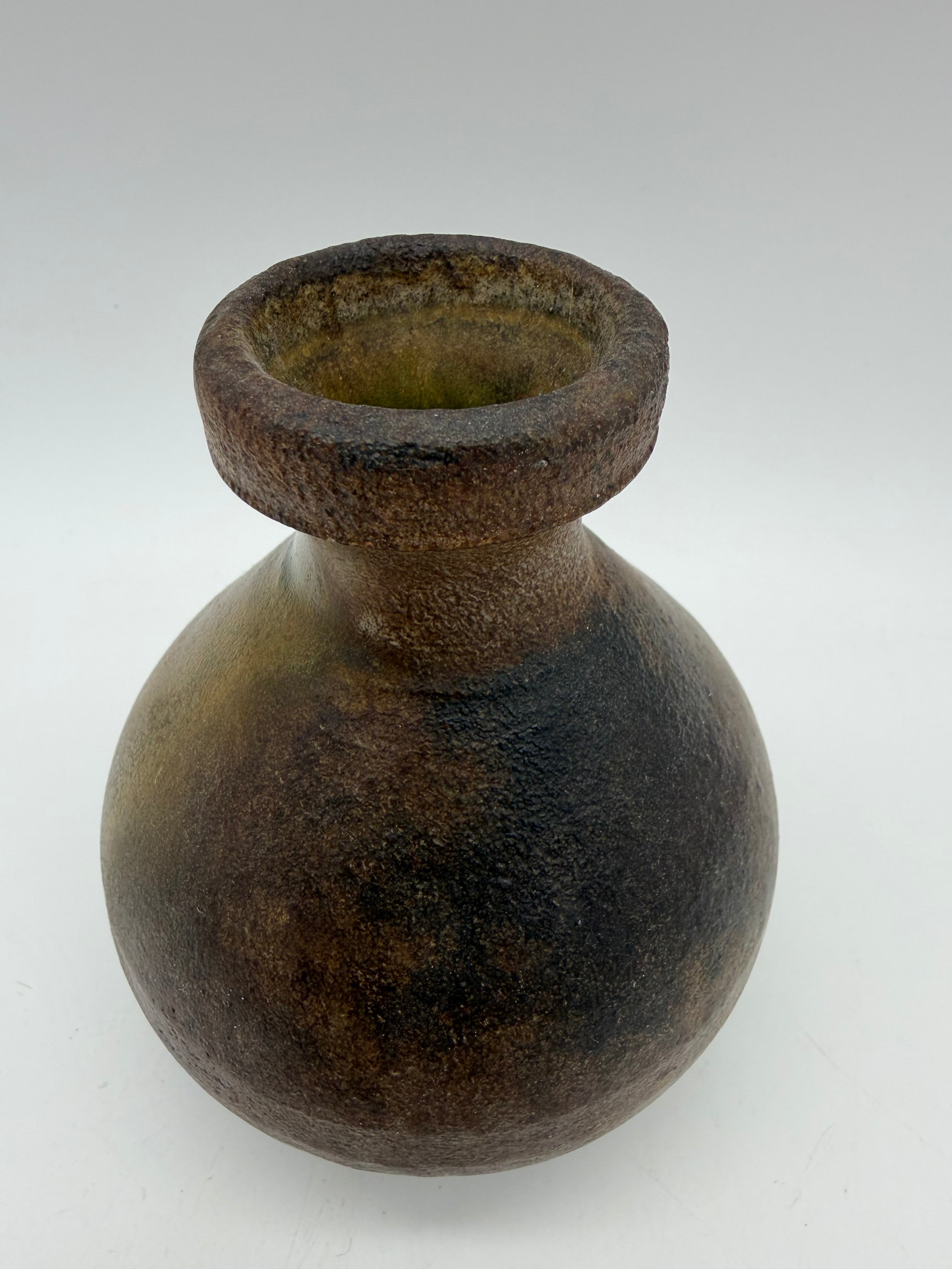 Weed pot 5” earth tone glazed