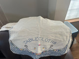Vtg Embroidered ‘Tablecloths’ Storage Cloth