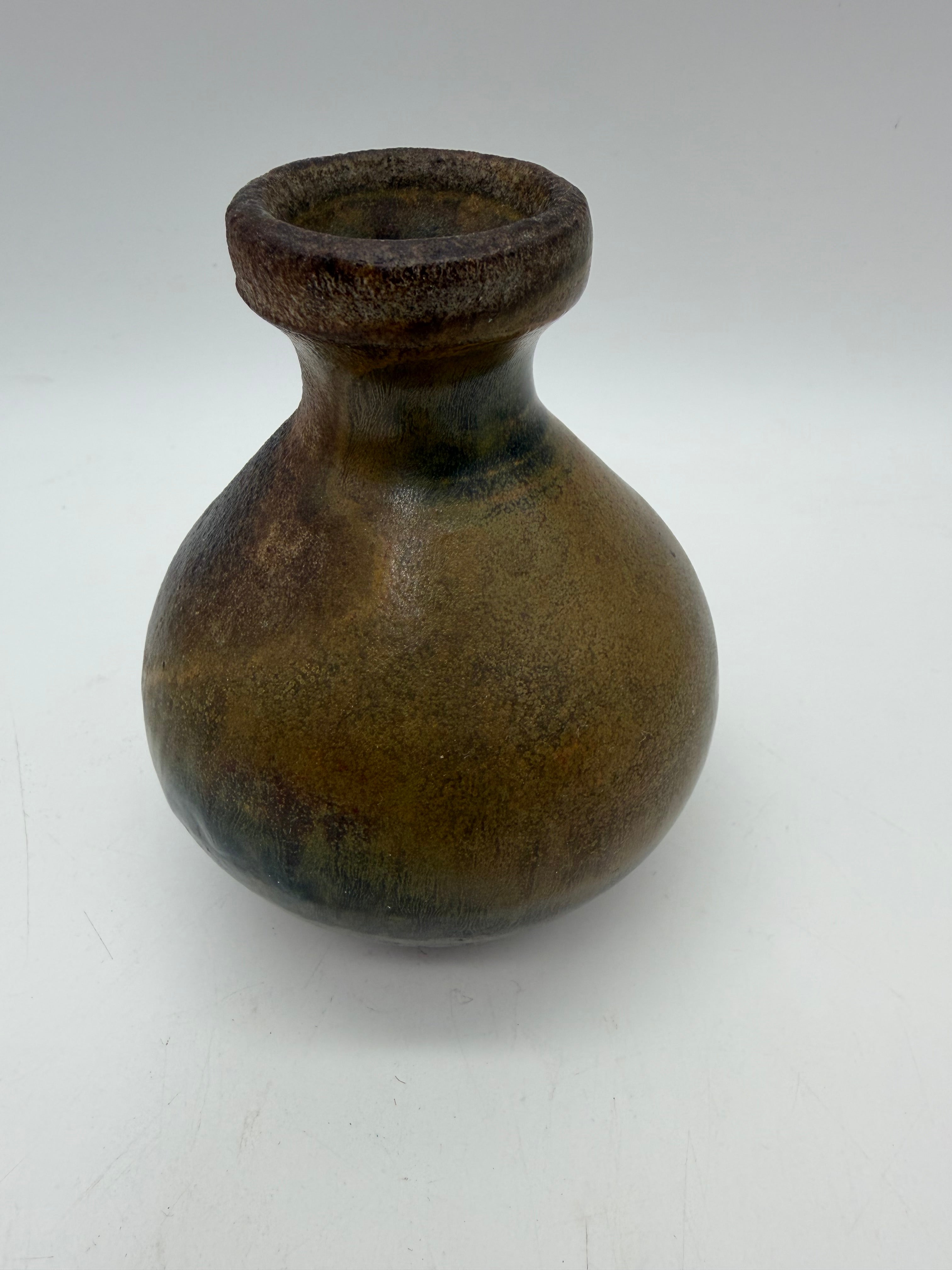 Weed pot 5” earth tone glazed