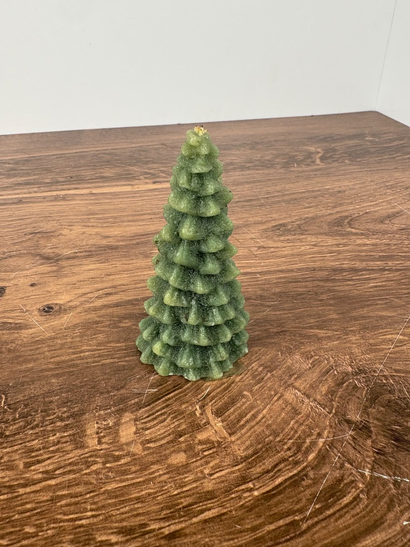 Vintage Christmas Tree Candle