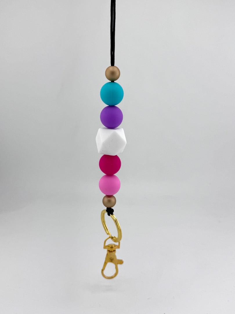 Cotton Candy Luxe Lanyard