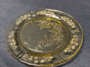 Amber-Cabbage Rose Plate