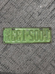 1-002-133 IL Vintage License Plate
