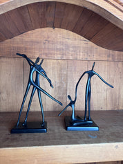 Bodrul Khalique bronze dancing pair Ikea 2001 limited edition