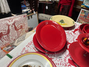 Fiesta Oval Serving Platter Scarlet