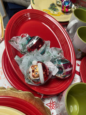 Fiesta Oval Serving Platter Scarlet