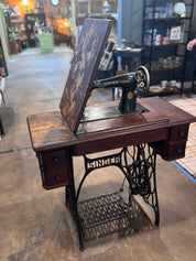 Vintage Singer Sewing Table with Legs Project Piece