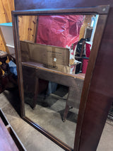 Dresser Mirror with wooden frame 51"W x 33"T x 2"D- Project Piece