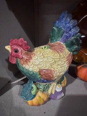 Vtg Retired Fitz and Floyd Hen Candle holder