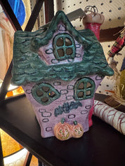 Whole Home Ceramic Small Ghost house Tealight House
