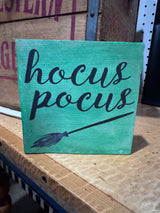 New-Handmade Hocus Pocus Shelf Sitter (5 x 5 x 1)