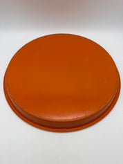 13” Daisies Red Orange Pink Mod serving tray