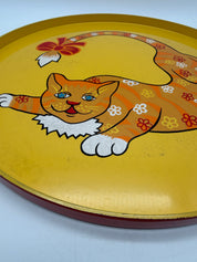 13” Cat serving tray Japan