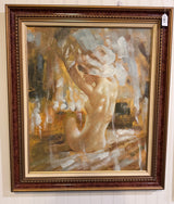 Act Impressionist Oil on Canvas - Signed D. Thuoy 1970s | 30" x 26"
