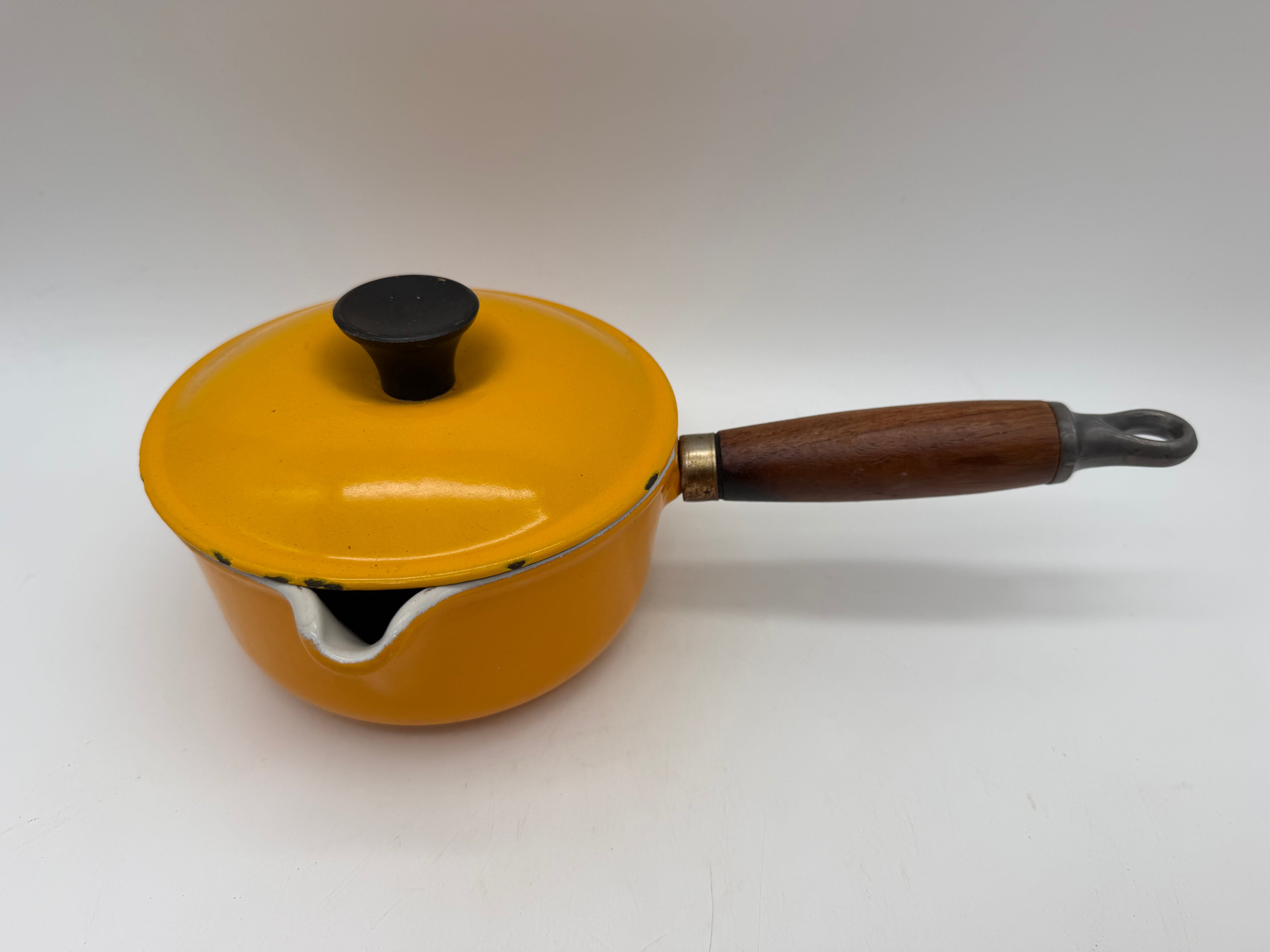 5.5” Le Creuset Saucepan .6 qt Yellow Saffron #14