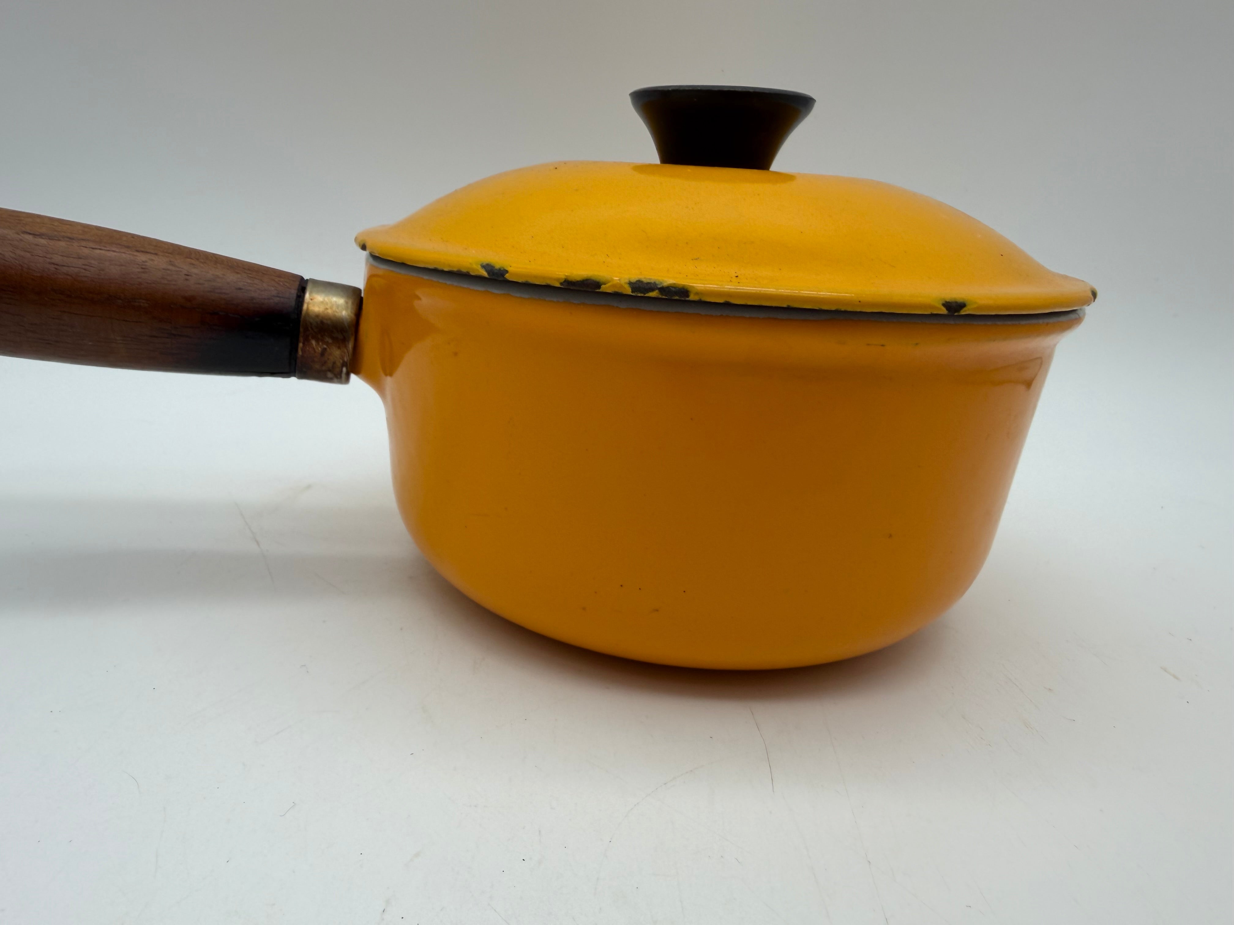 5.5” Le Creuset Saucepan .6 qt Yellow Saffron #14
