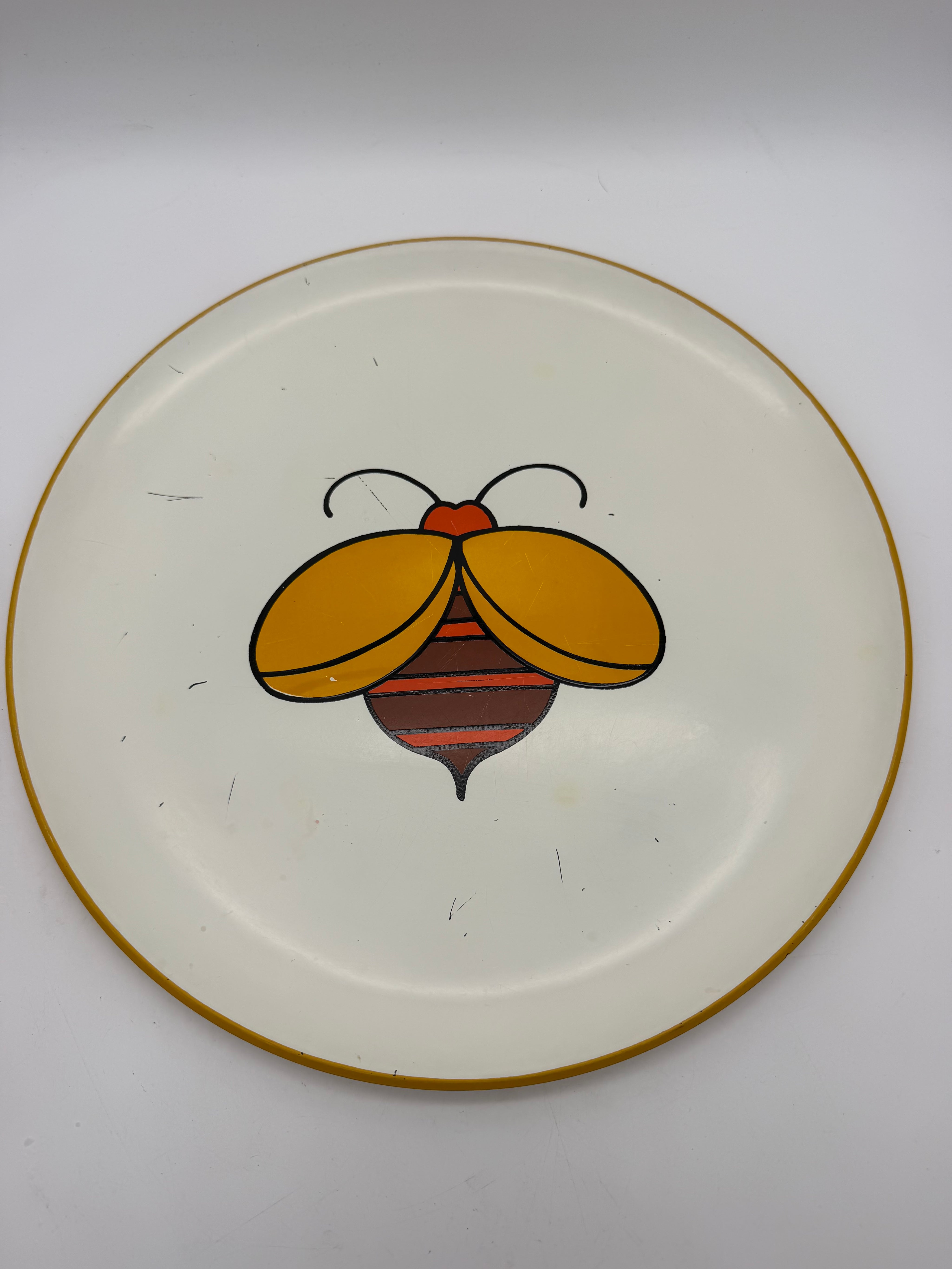 13” Bee Melamine Tray